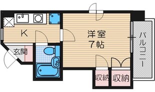 光栄ハイツ千里丘の物件間取画像